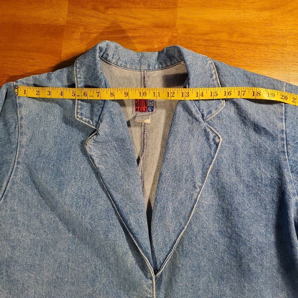 5 for 55$ Vintage 1980's Sunbelt Denim jacket size Large - Picture 5 of 8